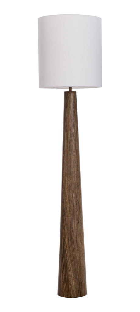 Woonari Brown Solar Floor Lamp by Zuomod at Eve Furniture
