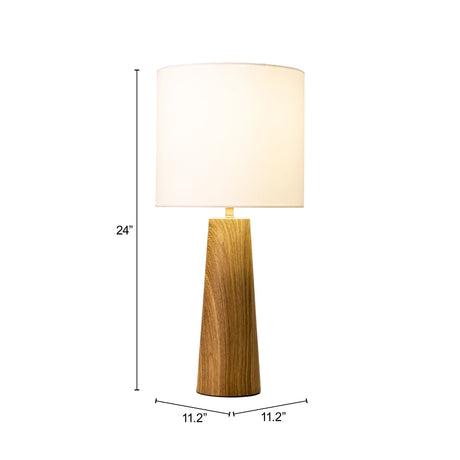 Woonari Brown Solar Table Lamp by Zuomod at Eve Furniture