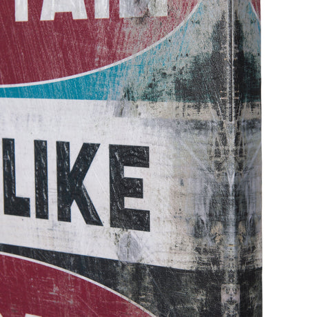 Work Like a Captain by Mercana Studio a Hand Embellished Textured Canvas by Mercana at Eve Furniture