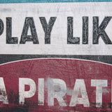 Work Like a Captain by Mercana Studio a Hand Embellished Textured Canvas by Mercana at Eve Furniture