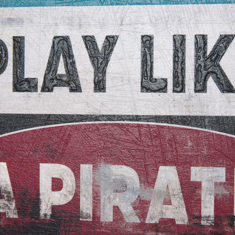 Work Like a Captain by Mercana Studio a Hand Embellished Textured Canvas by Mercana at Eve Furniture