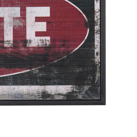 Work Like A Captain by Mercana Studio a Hand Embellished Textured Framed Art Print by Mercana at Eve Furniture
