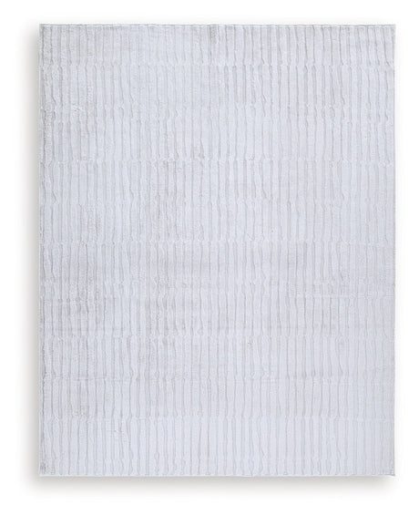 Worthley Gray Washable Large Rug by Ashley at Eve Furniture