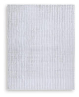 Worthley Gray Washable Large Rug by Ashley at Eve Furniture