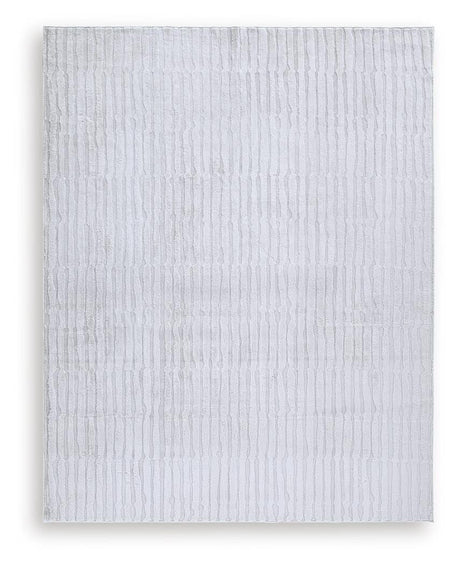 Worthley Gray Washable Large Rug by Ashley at Eve Furniture