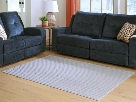Worthley Gray Washable Medium Rug by Ashley at Eve Furniture