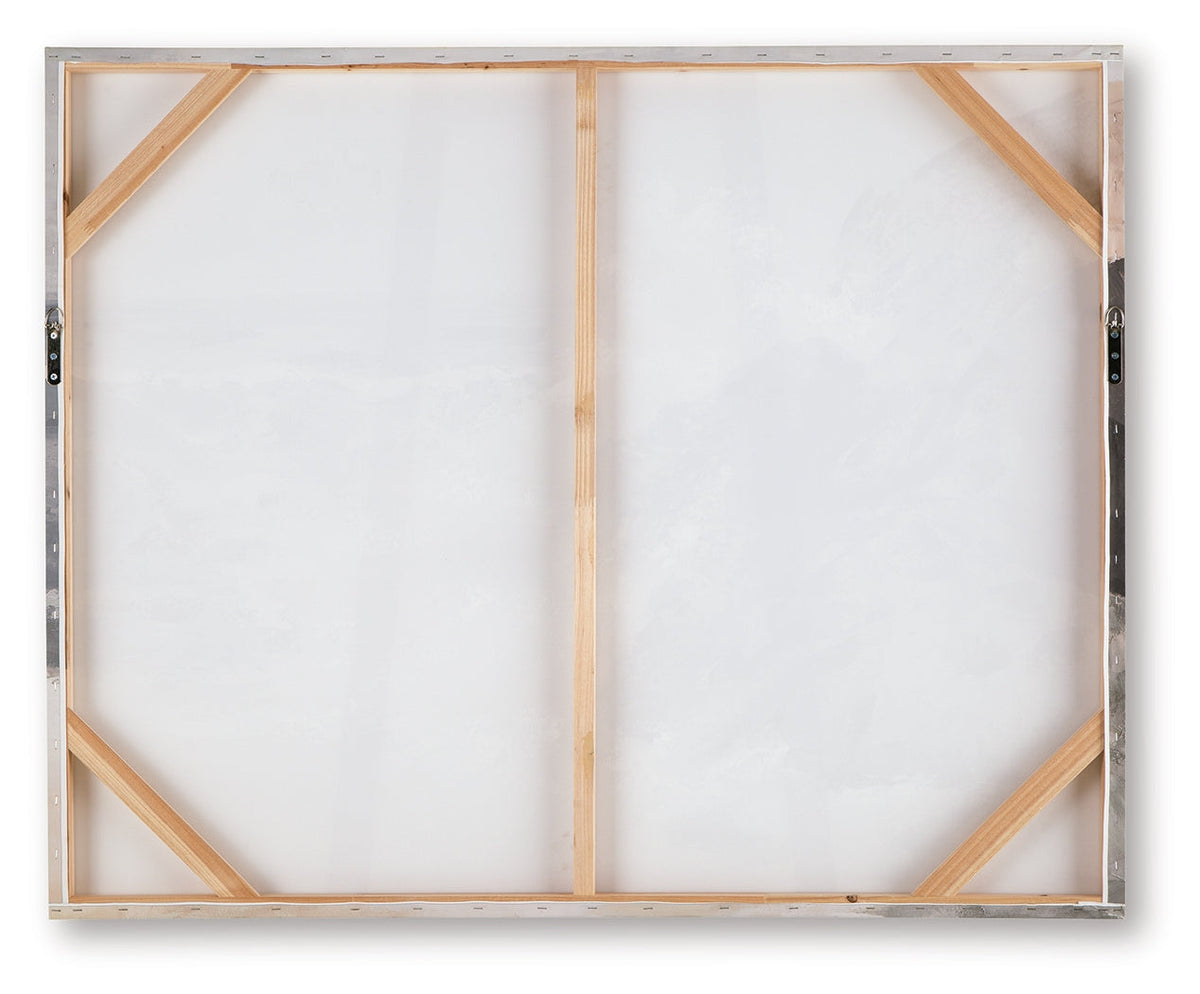 Worthner Tan/Gray/White Wall Art by Ashley at Eve Furniture