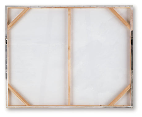 Worthner Tan/Gray/White Wall Art by Ashley at Eve Furniture
