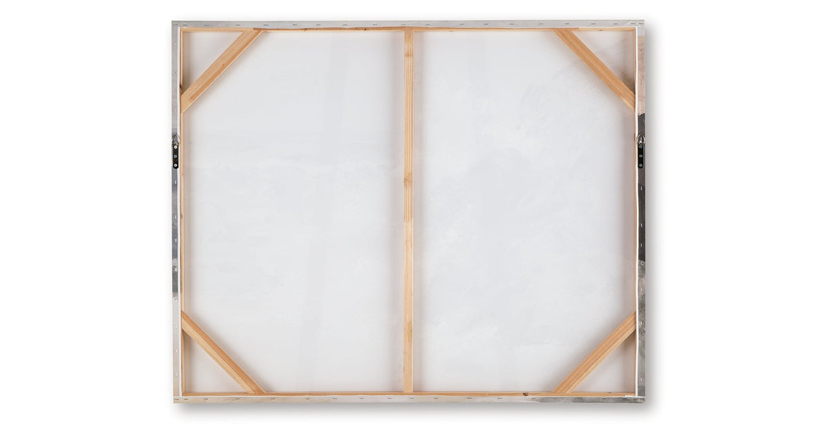 Worthner Tan/Gray/White Wall Art by Ashley at Eve Furniture