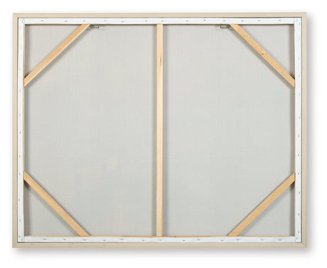 Worthney Blue/White/Brown Wall Art by Ashley at Eve Furniture