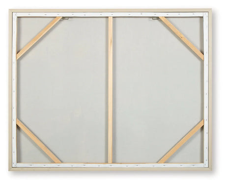 Worthney Blue/White/Brown Wall Art by Ashley at Eve Furniture
