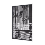 Woven Lines I by Mercana Studio a Hand Embellished Textured Framed Art Print by Mercana at Eve Furniture