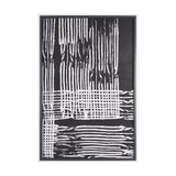 Woven Lines I by Mercana Studio a Hand Embellished Textured Framed Art Print by Mercana at Eve Furniture