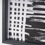 Woven Lines II by Mercana Studio a Hand Embellished Textured Framed Art Print by Mercana at Eve Furniture
