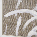 Woven Textile by Mercana Studio a Hand Embellished Textured Framed Canvas by Mercana at Eve Furniture