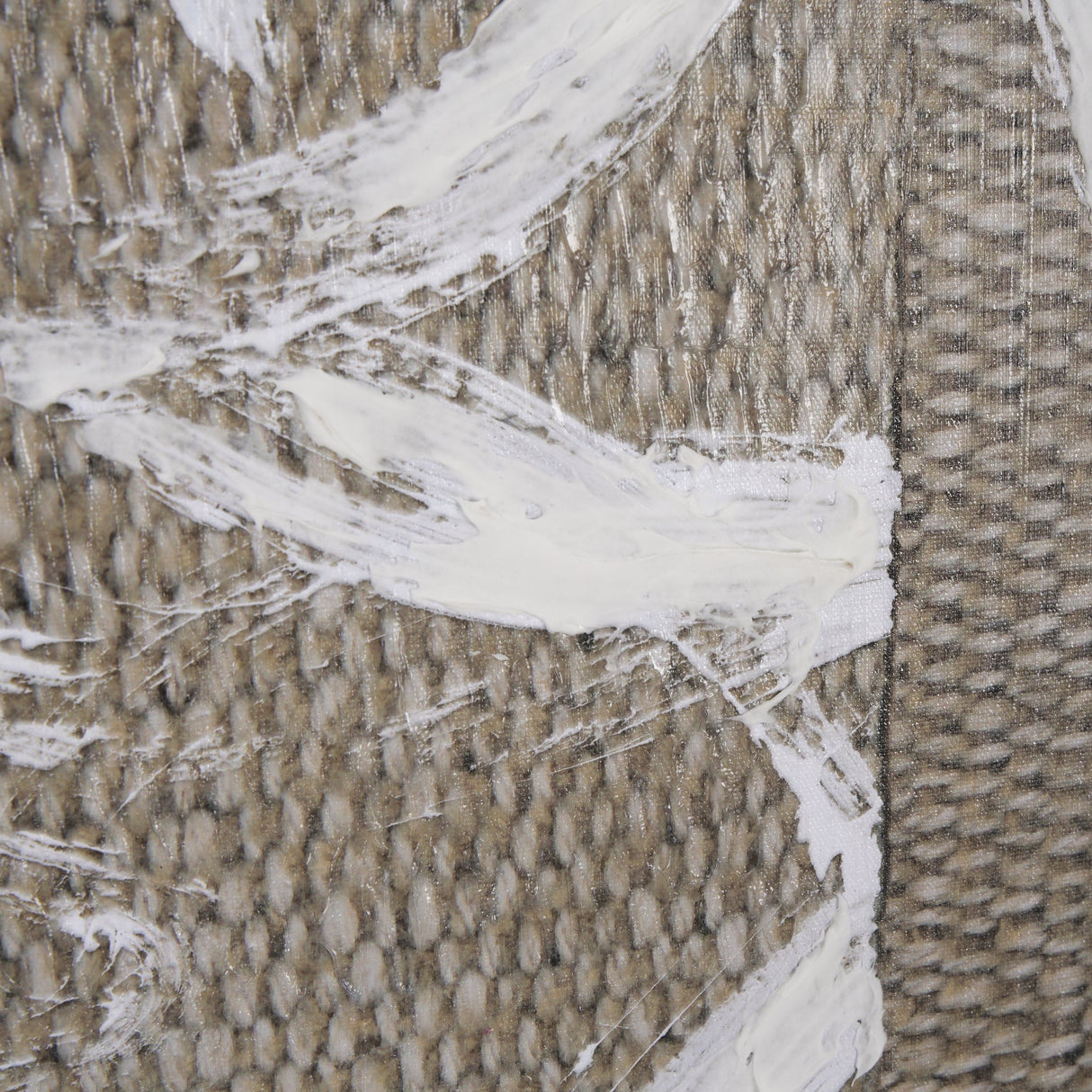 Woven Textile by Mercana Studio a Hand Embellished Textured Framed Canvas by Mercana at Eve Furniture