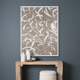 Woven Textile by Mercana Studio a Hand Embellished Textured Framed Canvas by Mercana at Eve Furniture