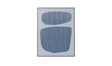 Uma Framed Painting Blue Palette