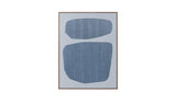 Uma Framed Painting Blue Palette