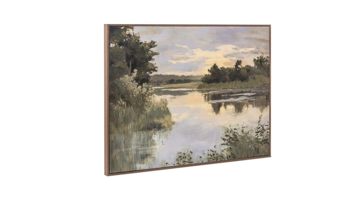 Lakeside Framed Painting