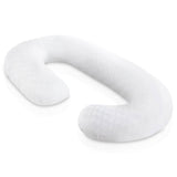 Wrap-Around White One Size Pillow by Malouf at Eve Furniture