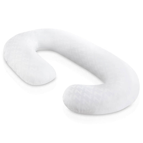 Wrap-Around White One Size Pillow by Malouf at Eve Furniture