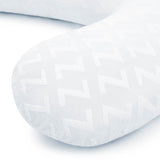 Wrap-Around White One Size Pillow by Malouf at Eve Furniture