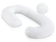 Wrap-Around White One Size Pillow by Malouf at Eve Furniture