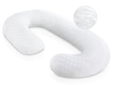 Wrap-Around White One Size Pillow by Malouf at Eve Furniture