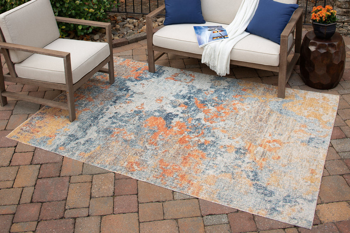 Wraylen Multi Medium Rug by Ashley at Eve Furniture