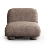 Wren Bark Fabric Armless Chair by Diamond Sofa at Eve Furniture