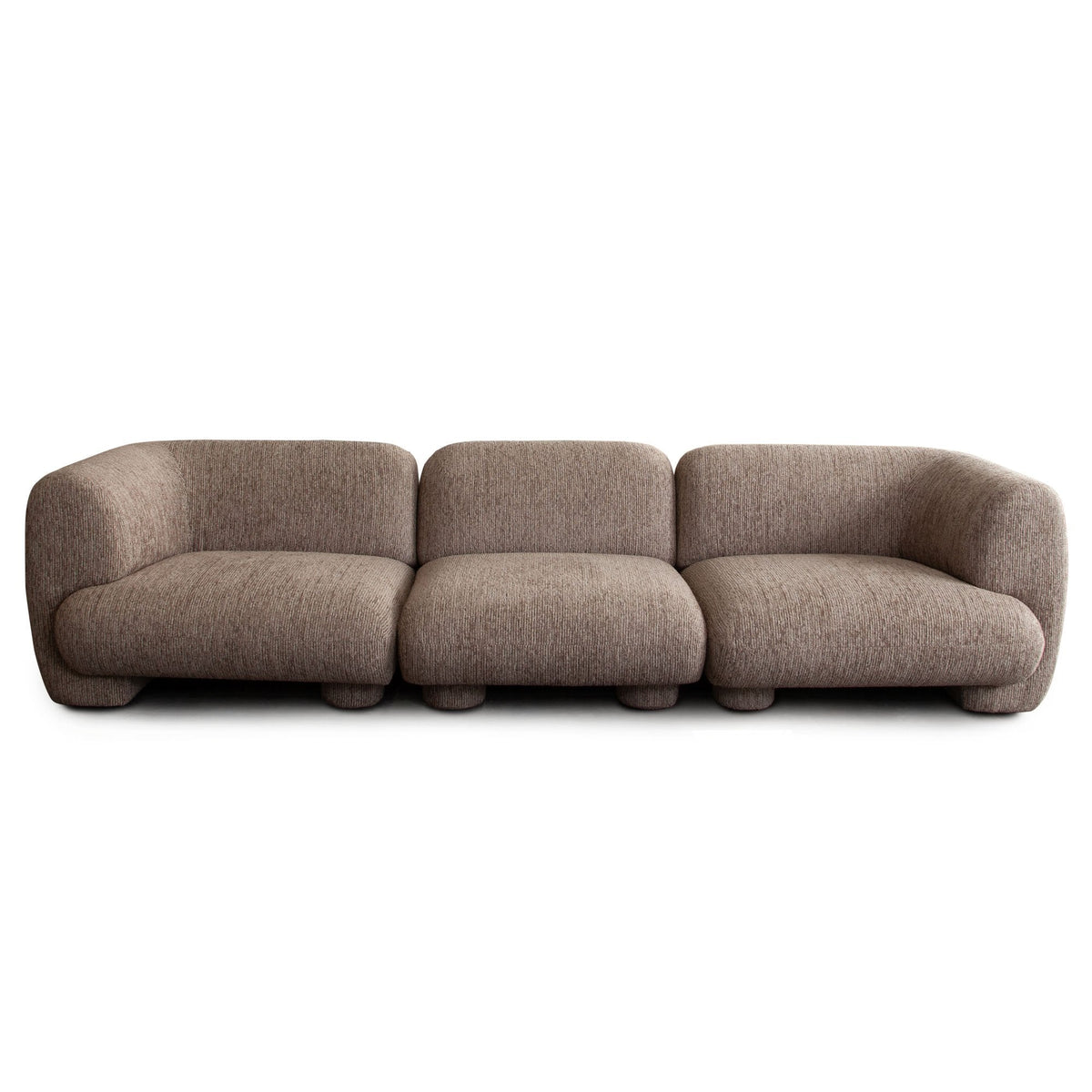 Wren Bark Textured Fabric 3-Piece Sofa by Diamond Sofa at Eve Furniture