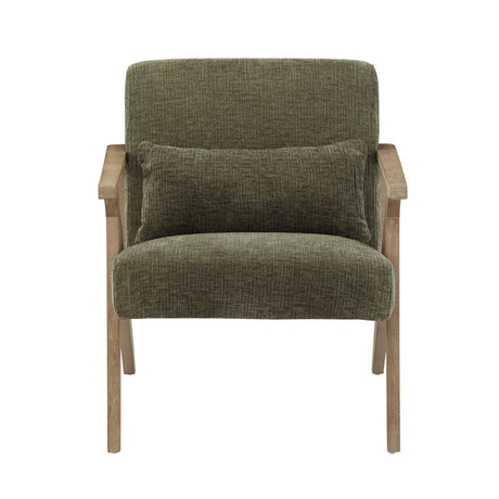 Wren Green/Brown Accent Chair by Crestview at Eve Furniture