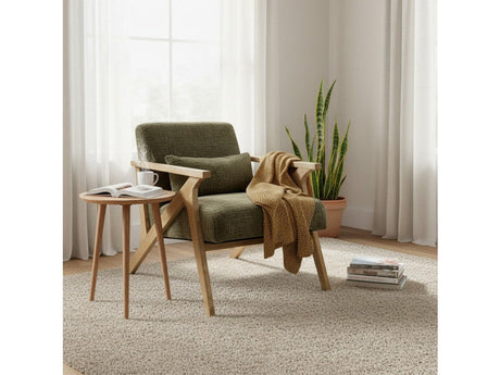 Wren Green/Brown Accent Chair by Crestview at Eve Furniture