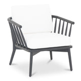 Wren Warm White Outdoor Lounge Chair by MOES at Eve Furniture