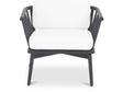 Wren Warm White Outdoor Lounge Chair by MOES at Eve Furniture