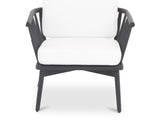 Wren Warm White Outdoor Lounge Chair by MOES at Eve Furniture