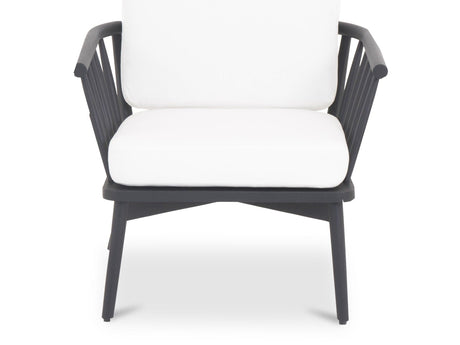 Wren Warm White Outdoor Lounge Chair by MOES at Eve Furniture