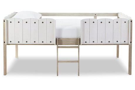 Wrenalyn Two-tone Twin Loft Bed Frame by Ashley at Eve Furniture