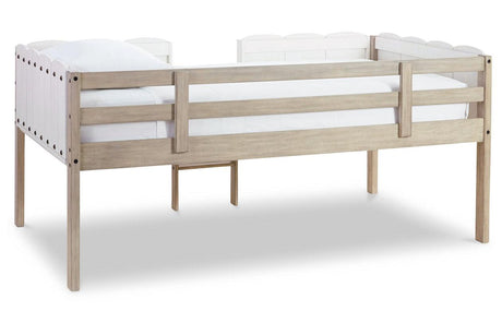 Wrenalyn Two-tone Twin Loft Bed Frame by Ashley at Eve Furniture