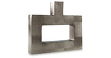 Wrengrove Antique Nickel Finish Vase by Ashley at Eve Furniture