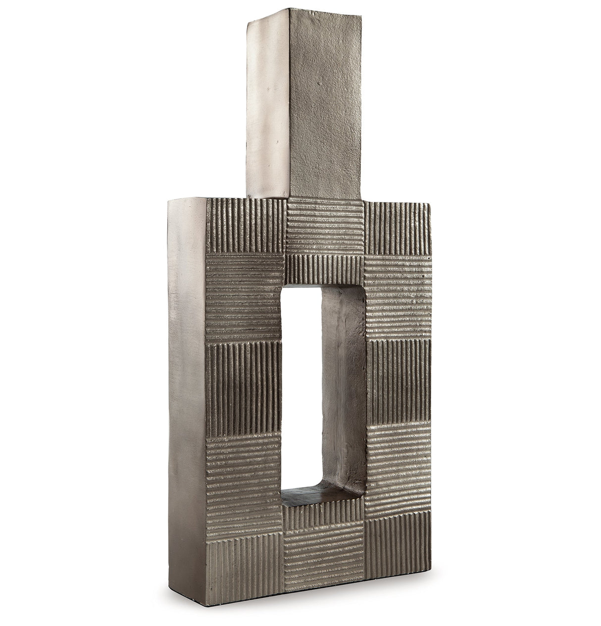 Wrengrove Antique Nickel Finish Vase by Ashley at Eve Furniture