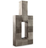 Wrengrove Antique Nickel Finish Vase by Ashley at Eve Furniture