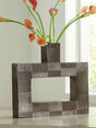 Wrengrove Antique Nickel Finish Vase by Ashley at Eve Furniture