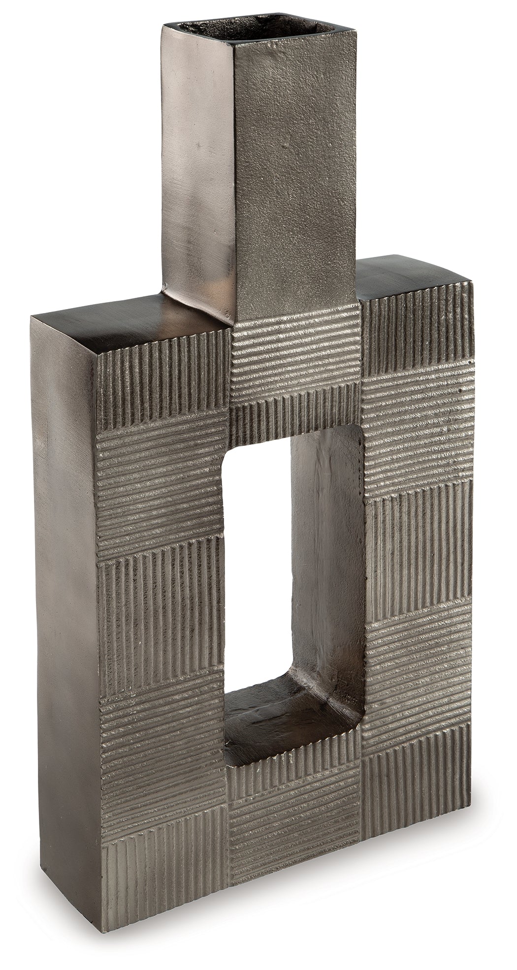 Wrengrove Antique Nickel Finish Vase by ASHLEY FURNITURE at Eve Furniture