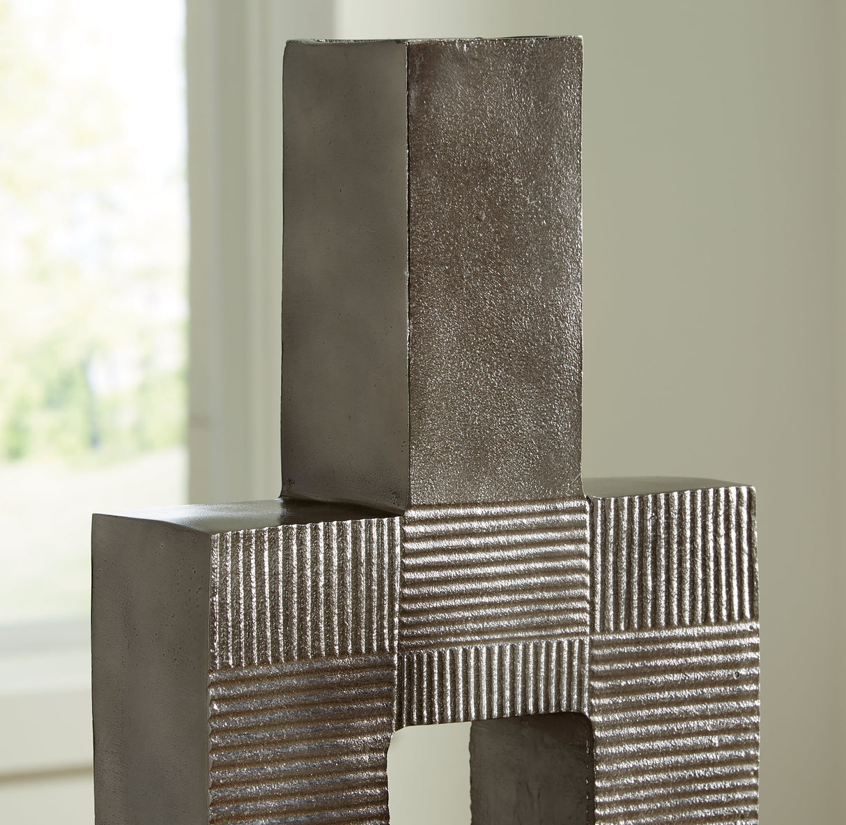 Wrengrove Antique Nickel Finish Vase by ASHLEY FURNITURE at Eve Furniture