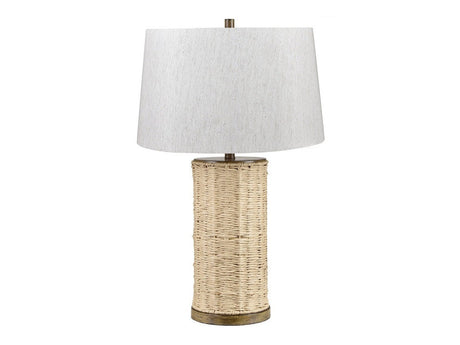 Wrenley White/Brown Table Lamp (Set of 2) by Crestview at Eve Furniture