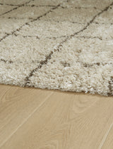 Wrenlow Cream/Brown Large Rug by Ashley at Eve Furniture