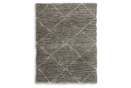 Wrenlow Gray/Cream Large Rug by Ashley at Eve Furniture
