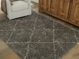 Wrenlow Gray/Cream Large Rug by Ashley at Eve Furniture